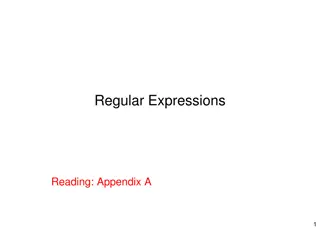 Understanding Regular Expressions for Pattern Matching