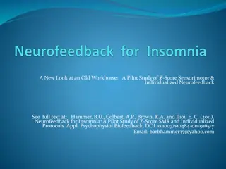 Pilot Study of Z-Score Sensorimotor & Individualized Neurofeedback for Insomnia