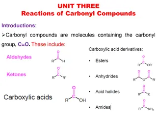 Reactions of Carbonyl Compounds: Introduction and Examples