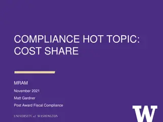 Cost Share Pain Points and Solutions for Faculty Effort Compliance