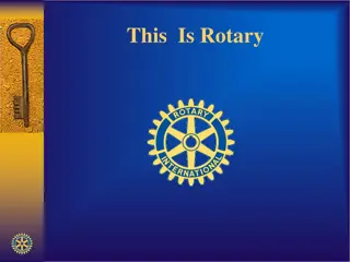 Rotary Club: History, Principles, and Operations