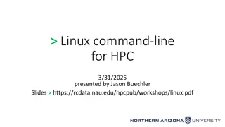 Learn Linux Command Line for HPC: Workshop Slides & Introduction