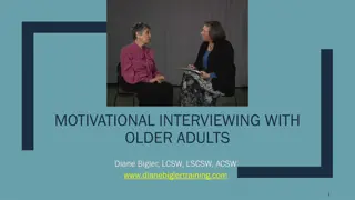 Effective Communication and Behavior Change Techniques for Older Adults