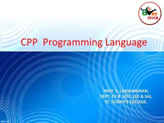 Introduction to C++ Programming: Basics and Structure
