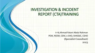 Effective Incident Investigation and Corrective Action Techniques
