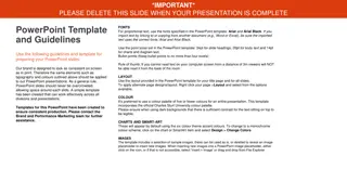 Effective PowerPoint Presentation Guidelines and Template