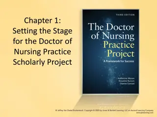 Transformative Journey of the DNP Scholarly Project