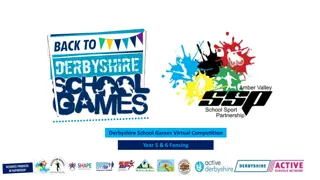 Derbyshire School Games Fencing Virtual Competition for Year 5 & 6
