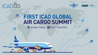 - First ICAO Global Air Cargo Summit 2025: UN Air Cargo Transportation Insights