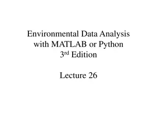 Analyzing Environmental Data with MATLAB or Python: Lecture Insights and Applications