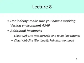 Verilog Environment Setup and Hardware Description Basics