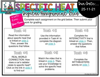 Understanding Specific Heat in Science Assignments