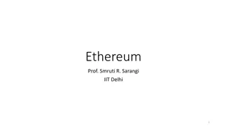 Understanding Ethereum: History, Concepts, and State Management
