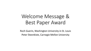 Achievements and Highlights from ICNP 2020