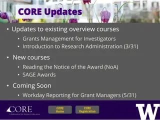 Latest Updates on Grants Management and Research Administration Courses