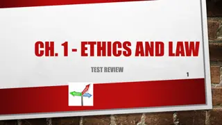 Ethics, Law, and US Constitution Insights
