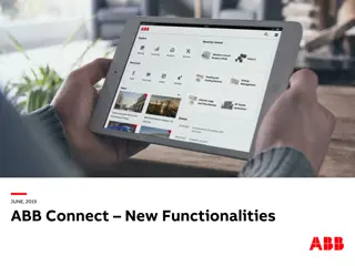Exciting New Functionalities Introduced in ABB Connect - June 2019