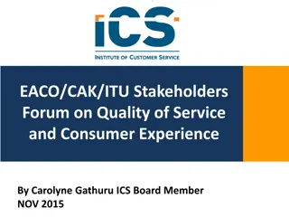 Improving Customer Service Quality and Experience through ICS Kenya Initiatives