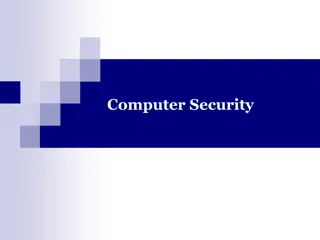 Understanding Computer Security, Crime, and Cybercrime