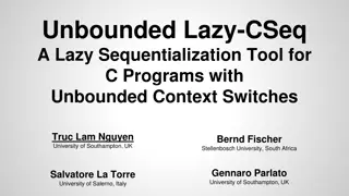 Lazy Sequentialization Tool for Unbounded C Programs