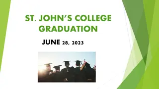 Important Dates and Information for St. John's College Graduation 2023