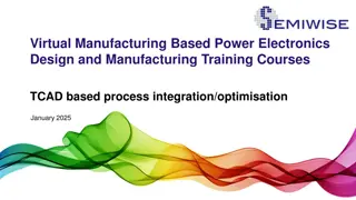Advanced Virtual Manufacturing and Power Electronics Training Courses in January 2025
