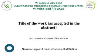 International Conference on Food Innovation and Cereal Research