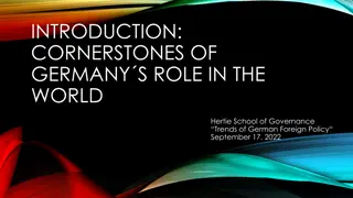 Understanding Germany's Evolving Foreign Policy Landscape