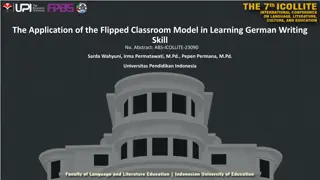 Application of Flipped Classroom Model for German Writing Skill Improvement