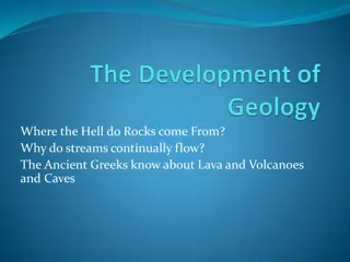 Origins of Rocks and Streams Explored Through History