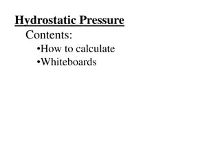 Underwater Pressure Calculations and Examples