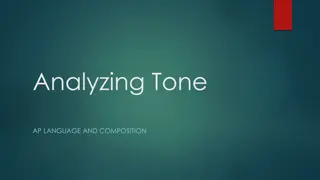 Understanding Tone in AP Language and Composition
