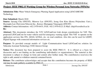 Water Vehicle Emergency Warning Signal Application using LiFi/CAMCOM Technology