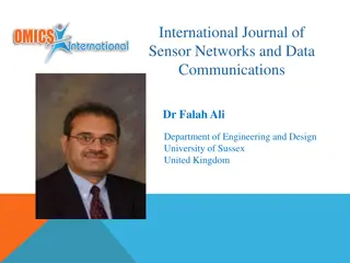 Sensor Networks and Data Communications Research by Dr. Falah Ali