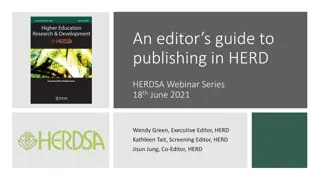Insights into HERD Journal: Publishing Tips & Common Questions