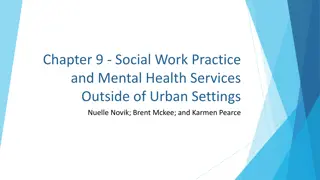 Social Work Practice in Rural Mental Health Settings