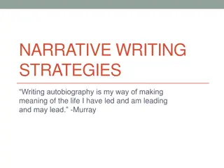 Crafting a Compelling Autobiographical Narrative