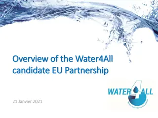 European Partnership for Water Security - Activities and Opportunities