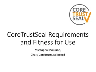 CoreTrustSeal Certification Requirements and Procedure