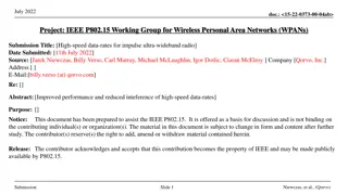 Enhancing High-Speed Data Rates for Wireless Personal Area Networks
