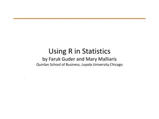 Using R in Statistics - Practical Insights and Examples