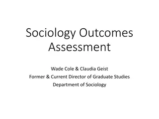 Sociology Outcomes Assessment and Process Review