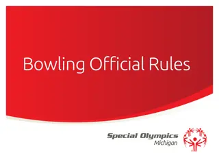 Michigan Bowling Official Rules and Event Information