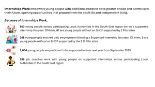 Empowering Young People with Internships Work in the South East Region