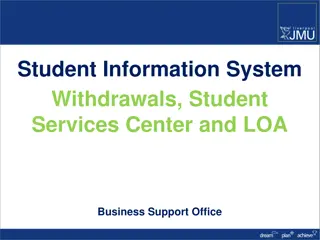 Understanding Student Services Center and Withdrawals Process