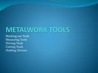Metalworking Tools: Marking, Measuring, Cutting, Driving
