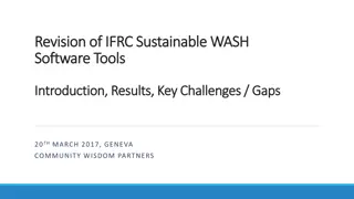 IFRC Sustainable WASH Software Tools Revision Insights