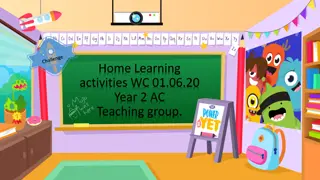 Exciting Home Learning Activities for Year 2 Teaching Group