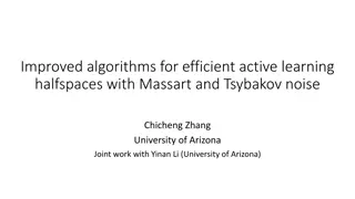 Efficient Active Learning Algorithms for Halfspaces with Noise
