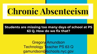 Addressing Chronic Absenteeism at PS 63 Q: Strategies for Improvement